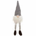 *Dangle Leg Grey Hat Santa Gnome