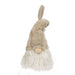 Bottle Topper Plush Beige Gnome w/Ribbed Hat