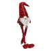 Dangle Leg Red Sparkle Seam Gnome