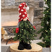 Standing Polka Dot Christmas Tree Gnome w/LED Lights