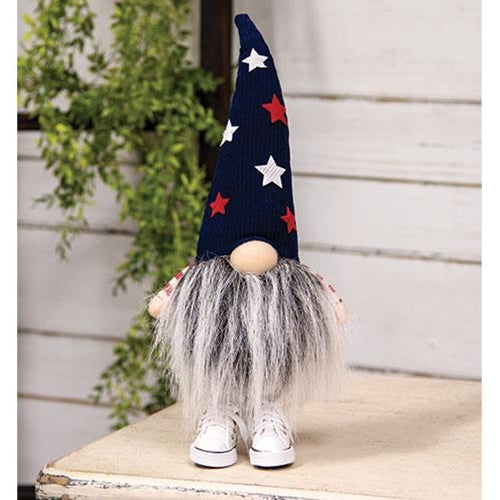 Americana Gnome with Trendy Shoes