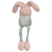 Fuzzy Pink & Green Dangle Leg Gnome