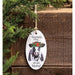 Cowbells Ring Black & White Cow Oval Ornament