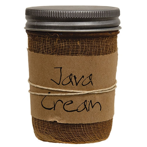 Java Cream Jar Candle 8oz