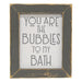 You Are My Bubbles Framed Print