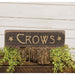 Crows w/Stars Distressed Barnwood Sign
