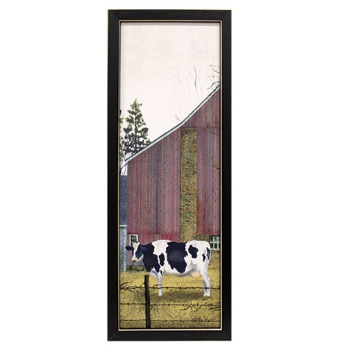 Holstein Framed Print 6x18