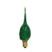 Green Glitter Silicone Dipped Candelabra Base Bulb 4W