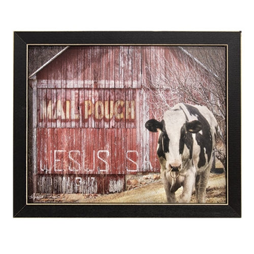 Mail Pouch Barn Framed Print 10x8