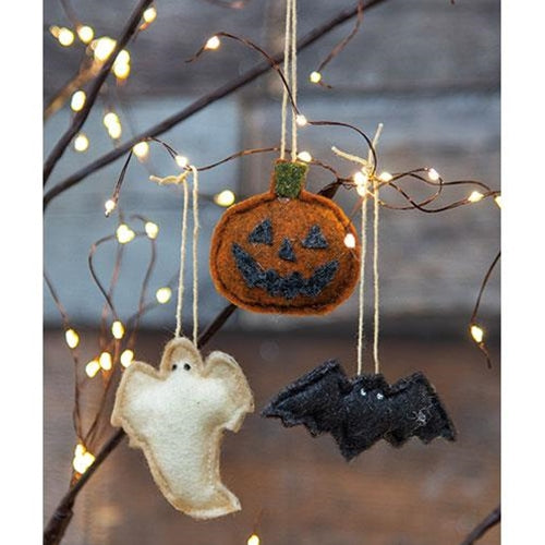 3/Set Felt Halloween Ornaments