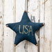 Navy USA Star Ornament w/Jingle Bells