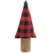 Buffalo Check Christmas Tree on Stump 13"