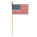 USA Flag Pick 14" (6.5"x4"Flag)