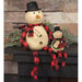 Otis Red & Black Buffalo Check Snowman Doll