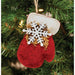 Snowflake Mitten Felt Ornament