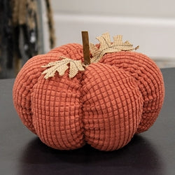 Burnt Orange Waffle Weave Pumpkin Medium