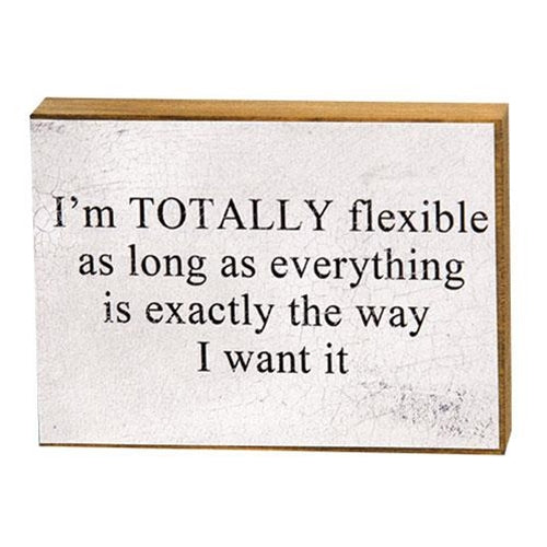 I'm Totally Flexible Block 3x4