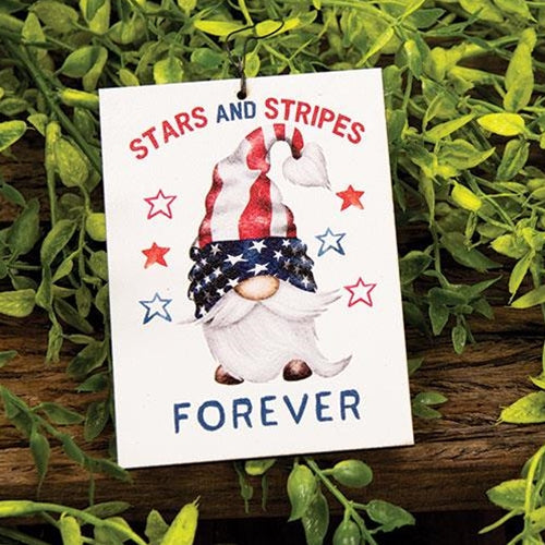 Stars and Stripes Forever Gnome Ornament