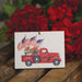 Frontier Woman Flower Market Truck Ornament