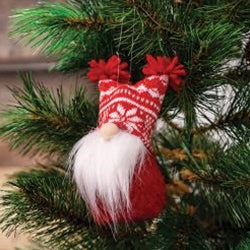 Nordic Gnome Felted Ornament