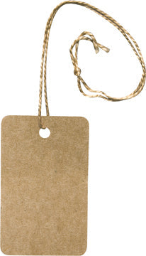 Kraft String Tags - 2"x1-1/4" - 100/pkg.