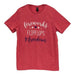 Fireworks Flipflops Freedom T-Shirt Heather Red Medium
