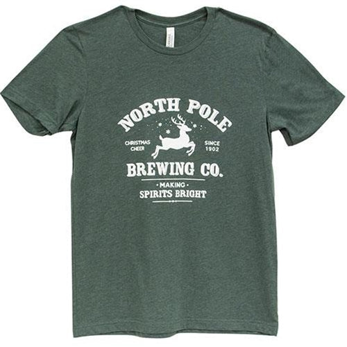 North Pole Brewing Co. T-Shirt Heather Forest Medium