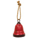 Distressed Red Bell Ornament