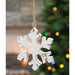 Distressed Wooden Snowflake Ornament