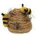 Jute Beehive With Bees & Moss
