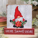 Gnome Sweet Gnome Christmas Wood Block