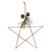 *Jute and Pine Star Ornament