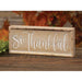 So Thankful Engraved Block Sign