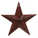 Burgundy Barn Star 3.5"