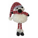 Standing Fluffy Sheep with Red Knit Hat