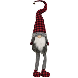 Buffalo Check Jingle Bell Gnome - 3 Asstd