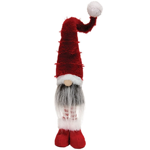 Standing Red Santa Gnome