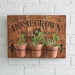 Homegrown Tomatoes Sign with Hanging Pots
