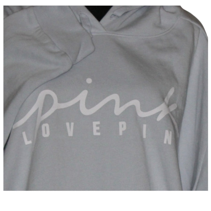 Pink Victoria’s Secret Pullover Hoodie Pink Script Logo Love Pink XXL