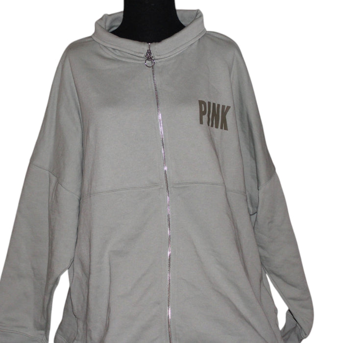 Pink Victoria’s Secret Fleece Jacket XL