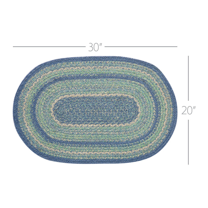 Jolie Jute Rug Oval w/ Pad 20x30