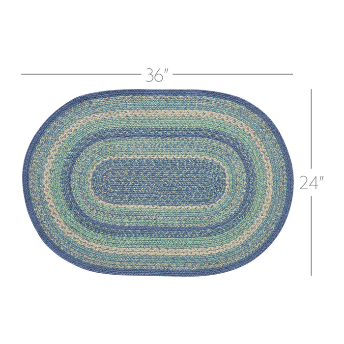 Jolie Jute Rug Oval w/ Pad 24x36