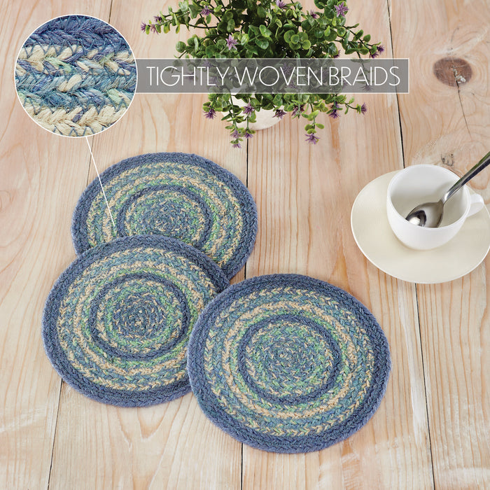 Jolie Jute Trivet 8 inch Diameter Set of 3