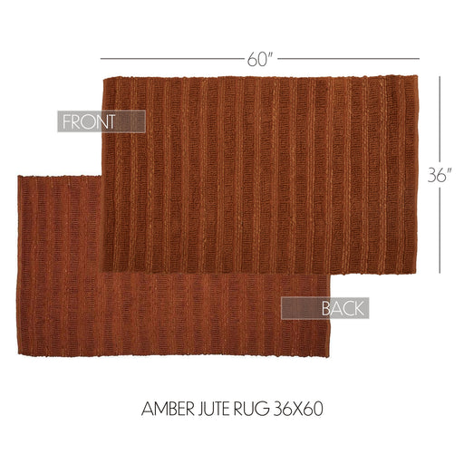 Laila Amber Jute Rug 36x60