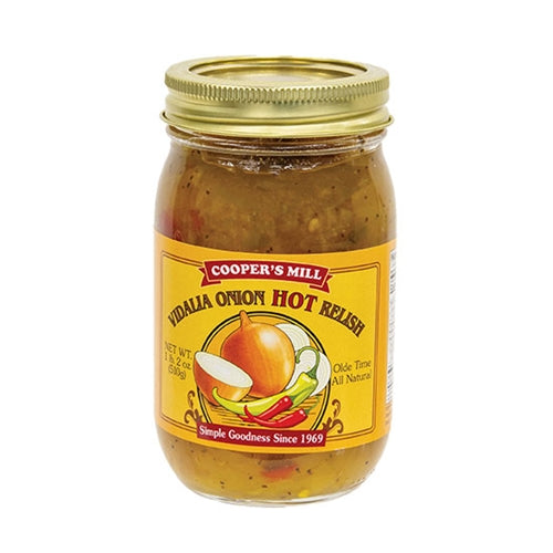 Hot Vidalia Onion Relish Pint Jar