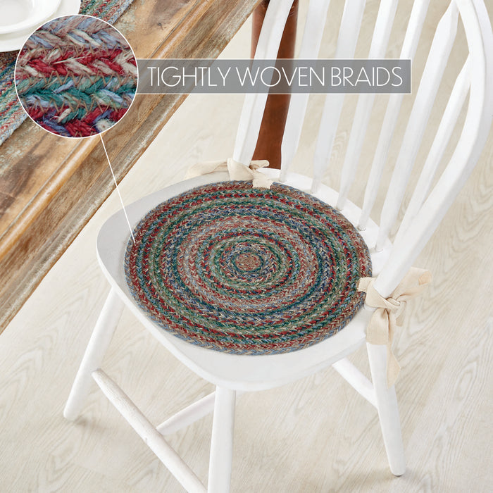 Multi Jute Chair Pad 15 inch Diameter