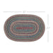 Multi Jute Rug Oval w/ Pad 20x30