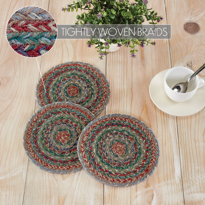 Multi Jute Trivet 8 inch Diameter Set of 3