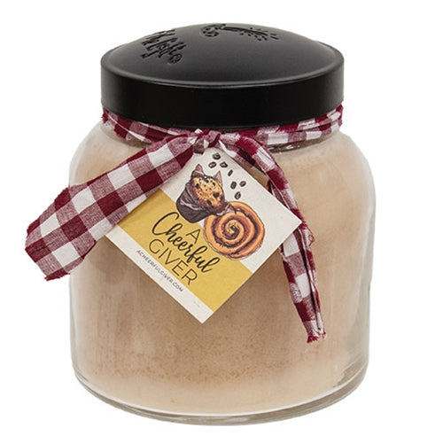 Salted Caramel Cone Papa Jar Candle 34oz