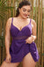 Plus Size Two-Piece Swimsuit Violet
